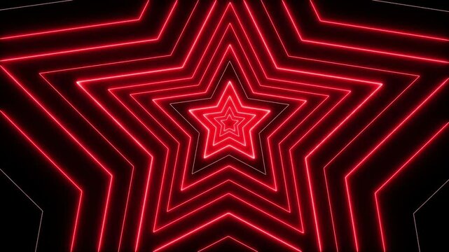 Animated Video Background Star Lighting Frame video.