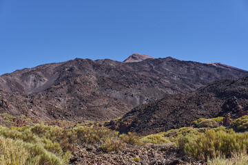 Pico del Teide and lava fields