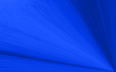 Abstract Blue sea background with glowing light rays and motion lines forming a radiant energy burst. 