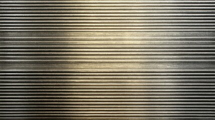 Fototapeta premium Metallic Surface with Parallel Grooves and Refined Texture for Abstract Background and Design Use