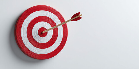 Enigmatic Archery Realm: A Mesmerizing Minimalist Circular Target Mounted on a Captivating Wooden Canvas