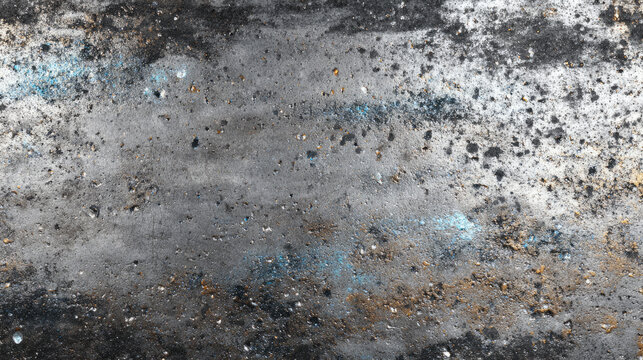 Grunge metal surface with rust and blue oxidation texture