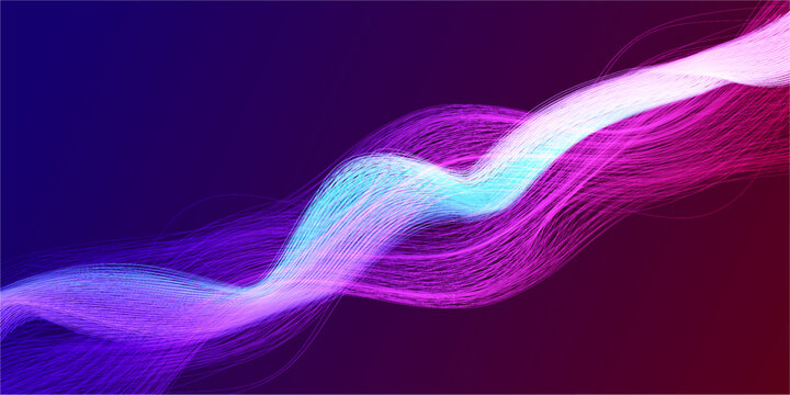 Illustration vector graphics of abstract lights with a background dynamic beam Perfect for wallpaper, illustration. modern