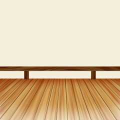 Brown wooden floor background