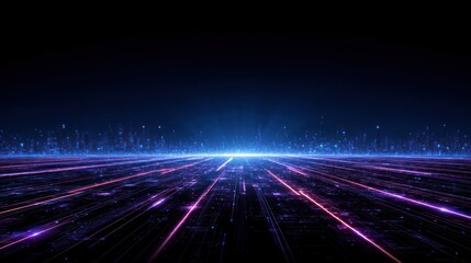 Abstract digital lines background