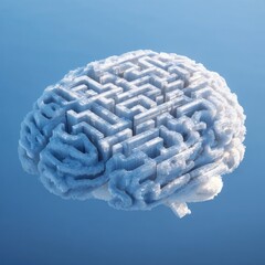 Abstract brain illustration
