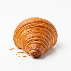 Fototapeta premium croissant, isolated on white background, stock photography 