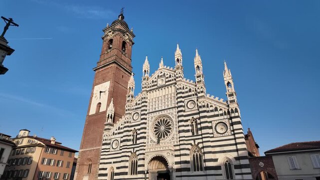 Monza, Lombardy, Italy - November 2025 - View of the City Cathedral