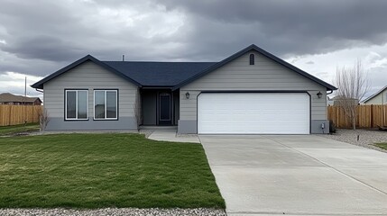 Contemporary Ranch Style House Exterior