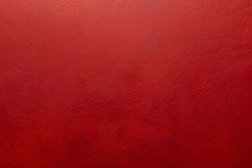 Fototapeta premium Genuine red leather background, pattern, texture. Natural structure