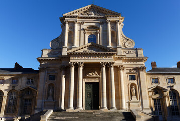 Fototapeta premium The Church of the Val-de-Gr ce is a Roman Catholic church in the 5th district of Paris. Inscription on facade in Latin : to the infant Jesus and his mother the Virgin.