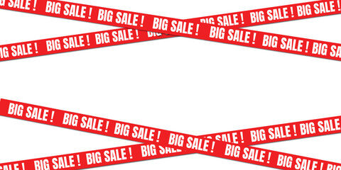 Big Sale Vector Illustration – Retail Discount, Clearance, and Shopping Promotion Design for Marketing and Advertising