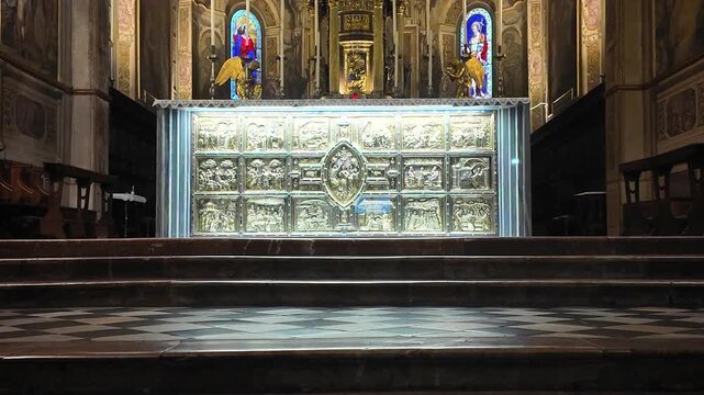 Monza, Lombardy, Italy - November 2025 - View of the City Cathedral