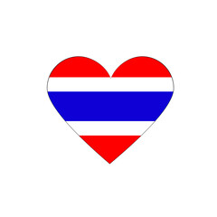 Naklejka premium Thailand flag