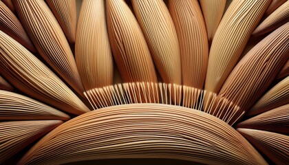 Intricate Wooden Bristles Evoke An Abstract Forest Floor Inspiring Zen Thoughts And Symbolizing National Recycle Week S Eco Conscious Ethos