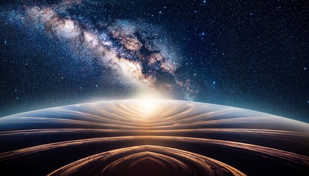 Visualizing Awe Through Cosmic And Grand Designs With Generative Ai