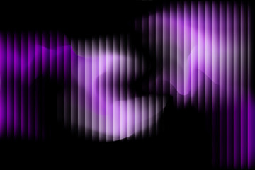 Futuristic purple glassy neon gradient glow abstract background with striped glossy texture