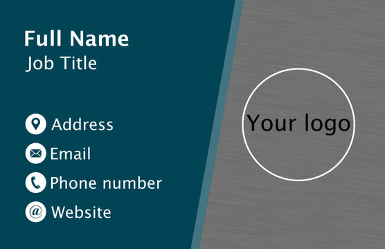 Modern Automotive Business Card Template Front