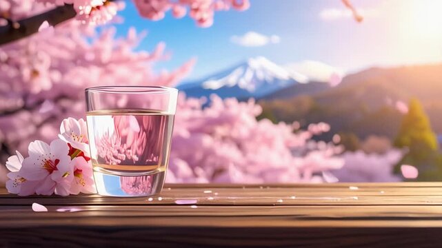 春風に揺れる桜の下で味わうお花見日本酒が醸すやわらかな季節の香り