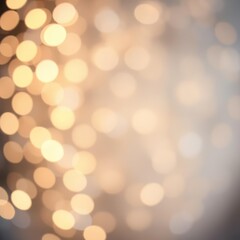 Soft silver gold new year bokeh square for social promo tiles and gift card layouts