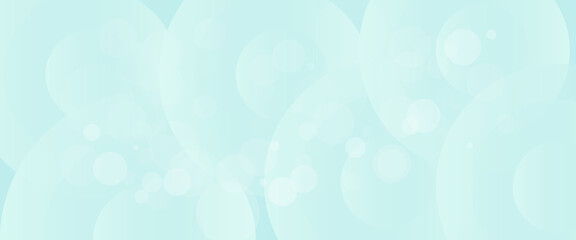 Modern Abstract white glowing geometric circle on blue light overlay background