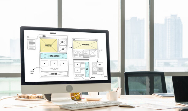 Website design software provide modish template for online retail business and e-commerce