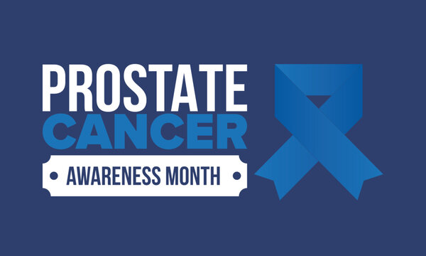 Prostate Cancer Awareness Month in September. Movember in November. Men's Health. Medical health care and awareness design. oster, card, banner and background. Vector illustration