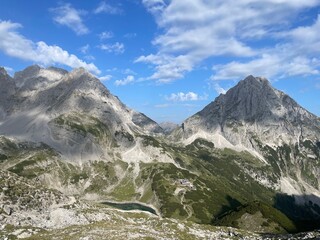 Coburger Hütte in den Alpen