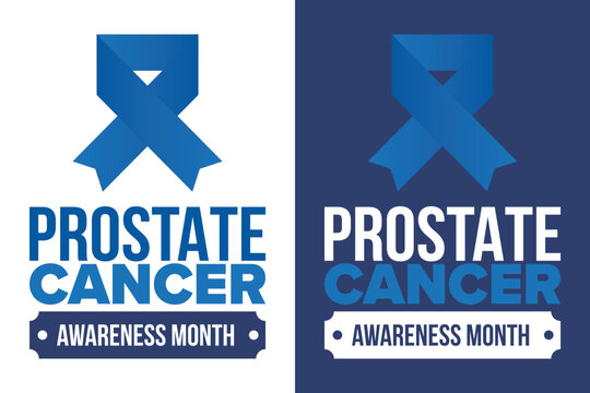 Prostate Cancer Awareness Month in September. Movember in November. Men's Health. Medical health care and awareness design. oster, card, banner and background. Vector illustration