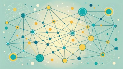 Dynamic Network Connections Graphic