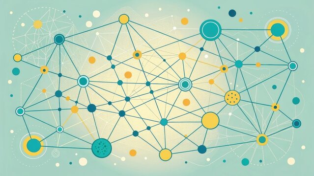 Dynamic network connections graphic