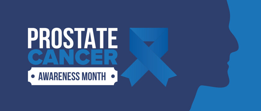 Prostate Cancer Awareness Month in September. Movember in November. Men's Health. Medical health care and awareness design. oster, card, banner and background. Vector illustration