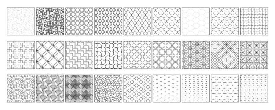 Landscape Design CAD Floor Tile Pattern, Architectural and Urban Planning Illustration for Outdoor and Garden Projects