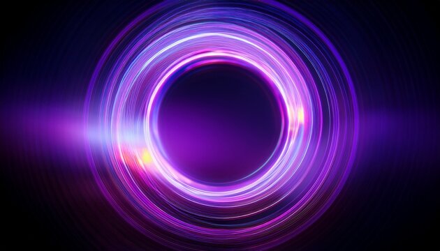 Holo Purple Circle Blurred Shape
