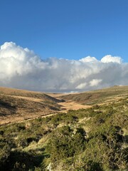 mountain landscape with blue sky