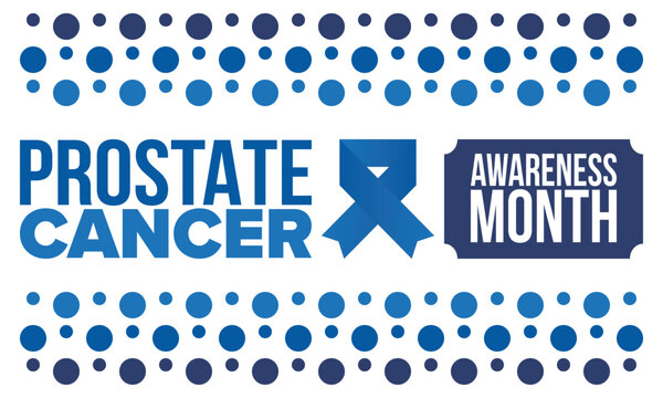 Prostate Cancer Awareness Month in September. Movember in November. Men's Health. Medical health care and awareness design. oster, card, banner and background. Vector illustration - Powered by Adobe