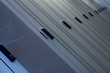 Rackmount cabinets in. hosting environment servers