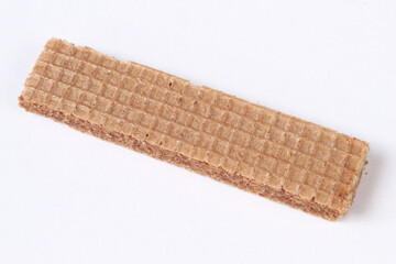 Snack wafer with white background