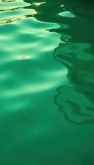 Subtle green ripples mimicking water, calming effect , art, calming