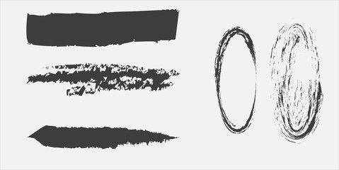 hand drawn vector illustration of a brush