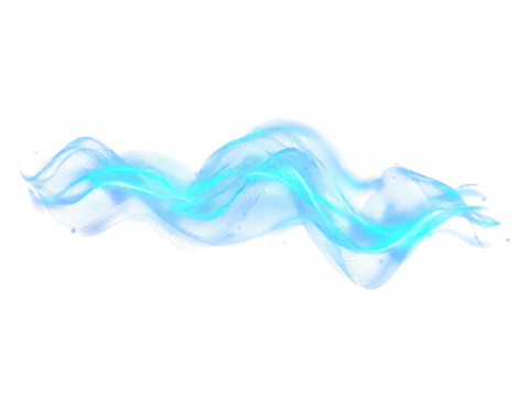 Dynamic blue electric spark wave digital art glowing energy visualization futuristic concept abstract environment