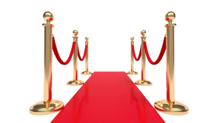 Red carpet velvet ropes golden stanchions event entrance celebrity gala award ceremony luxury decor red carpet event VIP access glamorous setting