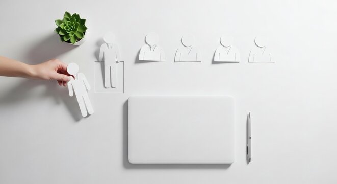 Boost your team with the right candidate, use this clean, modern layout to attract top talent with space for your branding and marketing message