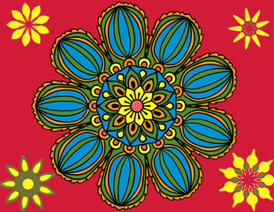 abstract floral background