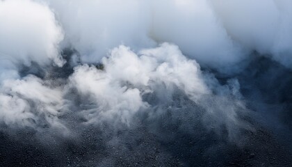 Smoke Background And Dense Fog