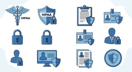 protected health information security ensuring hipaa compliance and safeguarding sensitive data on digital devices ideal for illustrating healthcare data privacy.