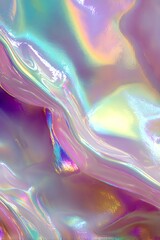 A stunning luxury holographic texture featuring metallic highlights, perfect for design projects that require a modern, elegant touch.