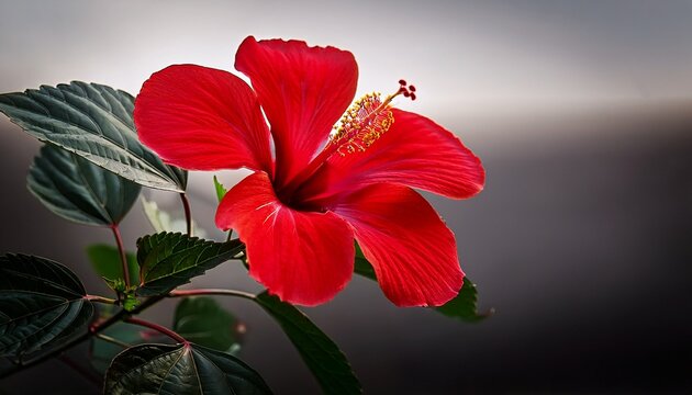 Flower Red Hibisco