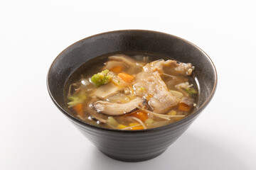 豚バラ肉と野菜のスープ