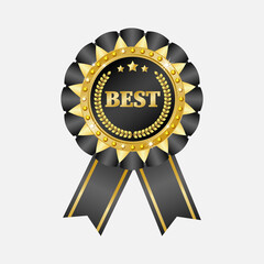 Label design, awarded the golden "Best" award. 